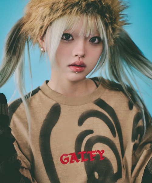 GALFY(ガルフィー)の「【GALFY/ガルフィー】デッカわんちゃん Tee(Tシャツ/カットソー・メンズ・ベージュ/パープル/ブラック・XL/L)」の15枚目の写真
