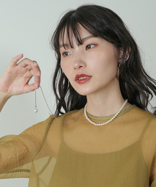 カナダ発【MEJURI】☆レイヤーオパールネックレス Ready to be clutched. New pearl pieces are now available to