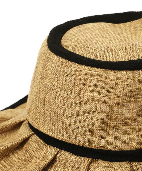 N.（N. Natural Beauty Basic）（エヌエヌナチュラルビューティーベーシック）の「プリーツハット（ハット・レディース・ベージュ系その他・ﾌﾘ-）」の11枚目の写真