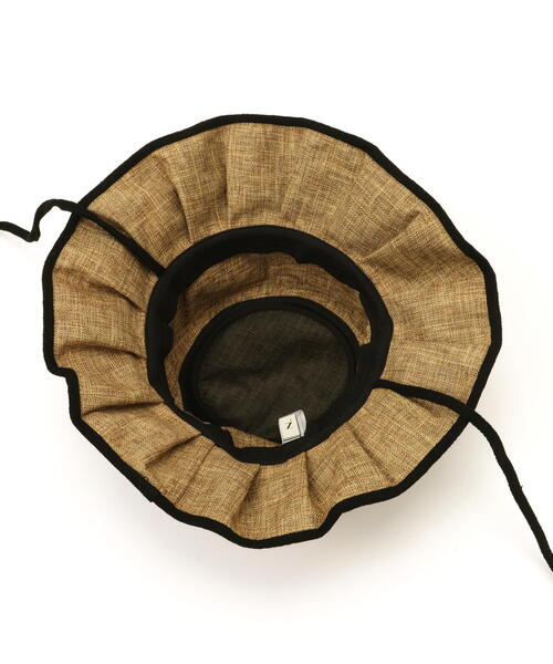 N.（N. Natural Beauty Basic）（エヌエヌナチュラルビューティーベーシック）の「プリーツハット（ハット・レディース・ベージュ系その他・ﾌﾘ-）」の6枚目の写真