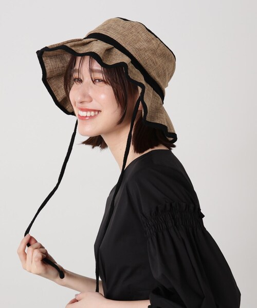 N.（N. Natural Beauty Basic）（エヌエヌナチュラルビューティーベーシック）の「プリーツハット（ハット・レディース・ベージュ系その他・ﾌﾘ-）」の10枚目の写真