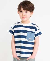 BRANSHES | デニムポケット半袖Tシャツ(Tシャツ/カットソー)