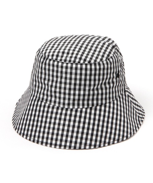 LAKOLE（ラコレ）の「カラーギンガムバケットハット / 110603（ハット・レディース・ホワイト/イエロー・FREE）」の3枚目の写真
