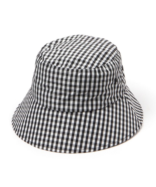 LAKOLE（ラコレ）の「カラーギンガムバケットハット / 110603（ハット・レディース・ホワイト/イエロー・FREE）」の6枚目の写真