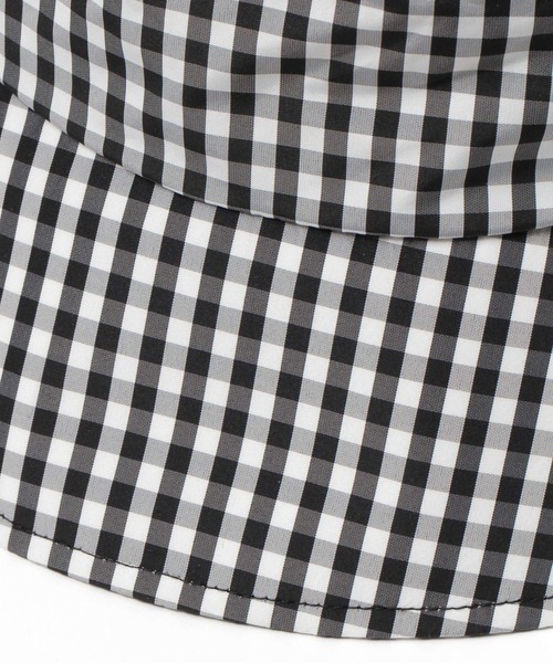 LAKOLE（ラコレ）の「カラーギンガムバケットハット / 110603（ハット・レディース・ホワイト/イエロー・FREE）」の8枚目の写真