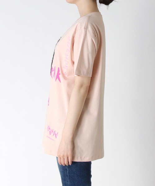 SIMEON FARRAR(シメオンファラー)の「SIMEON FARRAR / SCRIBBLE PATCH CAT T-shirt(Tシャツ/カットソー・レディース・ライトピンク・FREE)」の6枚目の写真