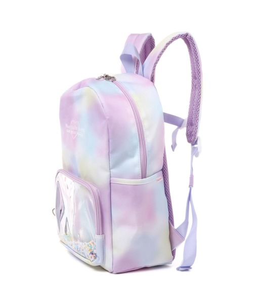 BAYFLOW(ベイフロー)の「キラキラスパンコールポケット付撥水加工リュック(KIDS)(バックパック/リュック・キッズ・ラベンダー/レインボー・FREE)」の3枚目の写真