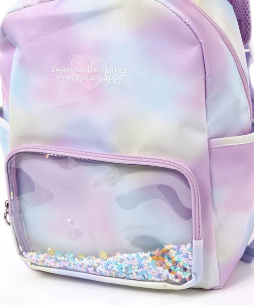 BAYFLOW(ベイフロー)の「キラキラスパンコールポケット付撥水加工リュック(KIDS)(バックパック/リュック・キッズ・ラベンダー/レインボー・FREE)」の6枚目の写真