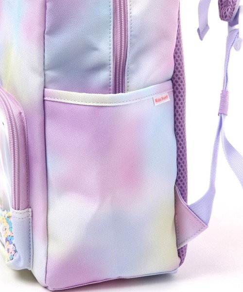BAYFLOW(ベイフロー)の「キラキラスパンコールポケット付撥水加工リュック(KIDS)(バックパック/リュック・キッズ・ラベンダー/レインボー・FREE)」の7枚目の写真