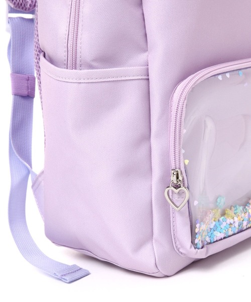 BAYFLOW(ベイフロー)の「キラキラスパンコールポケット付撥水加工リュック(KIDS)(バックパック/リュック・キッズ・ラベンダー/レインボー・FREE)」の14枚目の写真