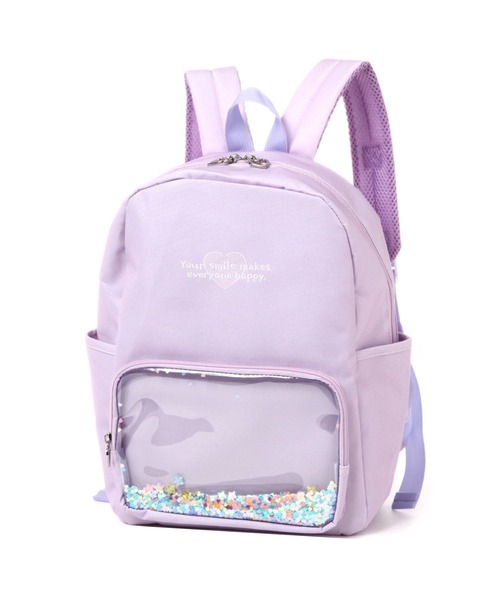 BAYFLOW(ベイフロー)の「キラキラスパンコールポケット付撥水加工リュック(KIDS)(バックパック/リュック・キッズ・ラベンダー/レインボー・FREE)」の16枚目の写真