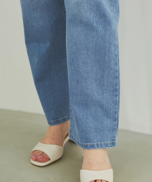 ROPE' PICNIC(ロペピクニック)の「【ウエスト革命デニム】ウエストシェイプデニムストレートパンツ(デニムパンツ・レディース・ネイビー/ブルー・36/38/40)」の19枚目の写真