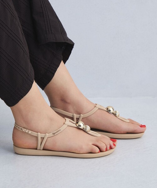 IPANEMA(イパネマ)の「<Ipanema>CLASS SPHERES SANDAL サンダル(サンダル・レディース・ブラック/ベージュ・37(24.5)/36(24)/35(23))」の3枚目の写真