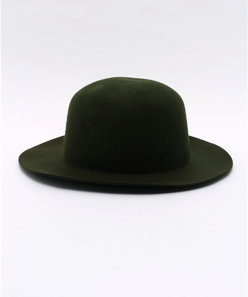 WEGO（ウィゴー）の「WEGO/ ワイドブリムボーラーハット（ハット・メンズ・ブラック/カーキ・FREE）」の3枚目の写真