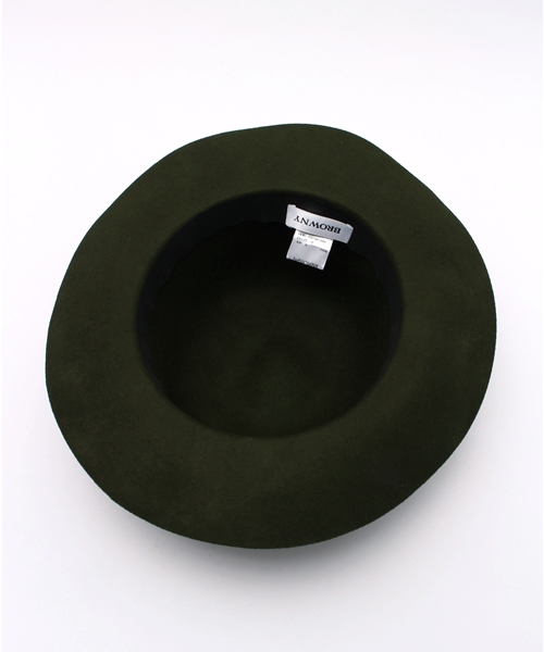 WEGO（ウィゴー）の「WEGO/ ワイドブリムボーラーハット（ハット・メンズ・ブラック/カーキ・FREE）」の5枚目の写真