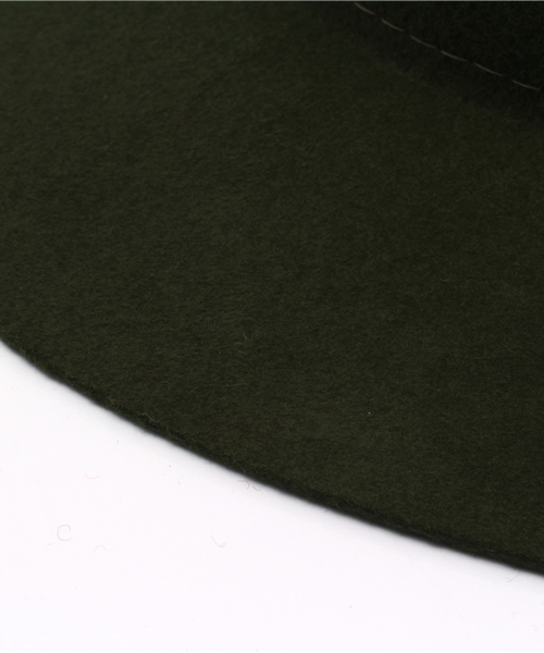 WEGO（ウィゴー）の「WEGO/ ワイドブリムボーラーハット（ハット・メンズ・ブラック/カーキ・FREE）」の6枚目の写真