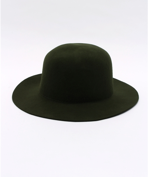 WEGO（ウィゴー）の「WEGO/ ワイドブリムボーラーハット（ハット・メンズ・ブラック/カーキ・FREE）」の12枚目の写真