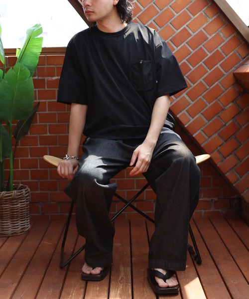 GERRY(ジェリー)の「GERRYナイロンメッシュポケットTシャツ(Tシャツ/カットソー・メンズ・グレイッシュベージュ/ブラック/カーキ・X-LARGE/LARGE/MEDIUM)」の9枚目の写真