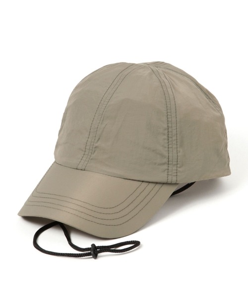 GLOBAL WORK(グローバルワーク)の「UVカット撥水紐付きCAP/115677(キャップ・レディース・ベージュ/ブラック/カーキ/グレー・FREE)」の1枚目の写真
