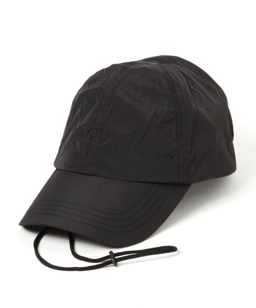 GLOBAL WORK(グローバルワーク)の「UVカット撥水紐付きCAP/115677(キャップ・レディース・ベージュ/ブラック/カーキ/グレー・FREE)」の2枚目の写真