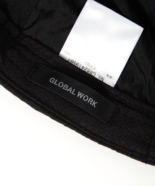 GLOBAL WORK(グローバルワーク)の「UVカット撥水紐付きCAP/115677(キャップ・レディース・ベージュ/ブラック/カーキ/グレー・FREE)」の13枚目の写真