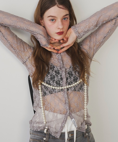 VIOLETTA(ヴィオレッタ)の「パールサスペンダー(サスペンダー・レディース・ホワイト・FREE)」の9枚目の写真