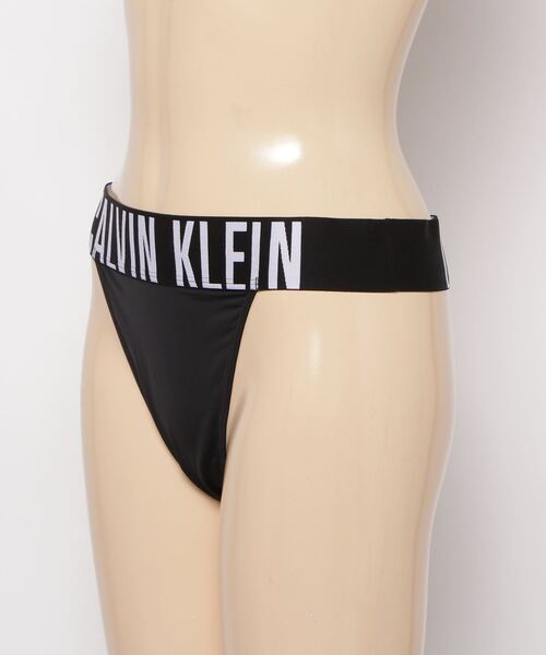 Calvin Klein（カルバン・クライン）の「HIGH LEG THONG（その他アンダーウェア/インナー・レディース・ブラック・M）」の2枚目の写真