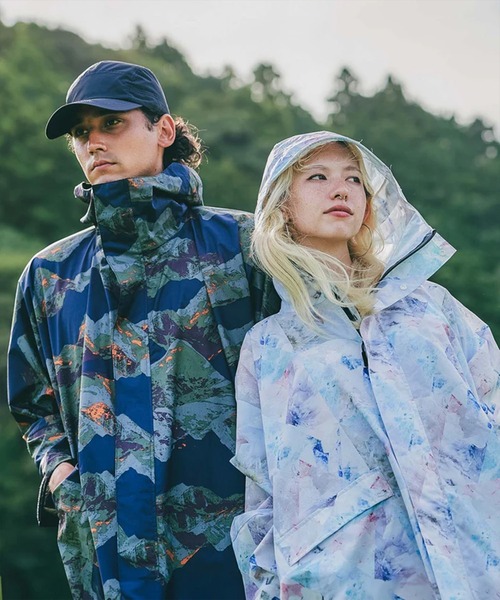 KiU(キウ)の「KiU/キウ レインポンチョ NEW STANDARD RAIN PONCHO K163(レインコート/ポンチョ・メンズ・ネイビー/ブラック系その他/ブルー系その他/オレンジ系その他/ネイビー×ホワイト・FREE)」の15枚目の写真