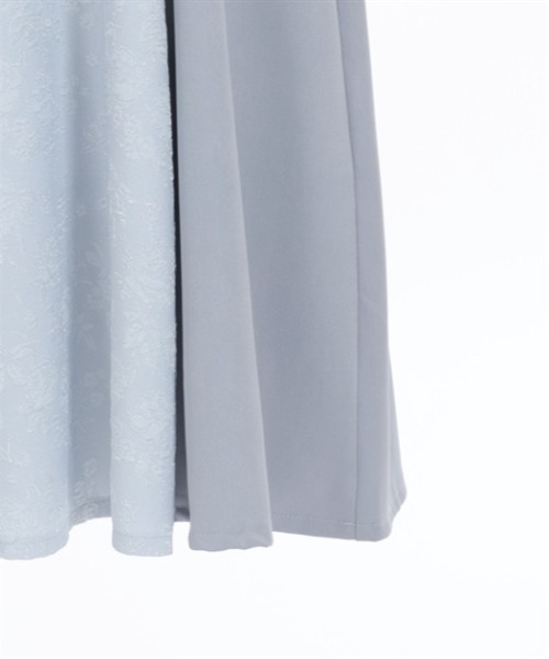 axes femme POETIQUE(アクシーズファムポエティック)の「チャイナボタンフレア袖ワンピース(ワンピース・レディース・グレー/ブルーグリーン/ブラック・MEDIUM)」の7枚目の写真