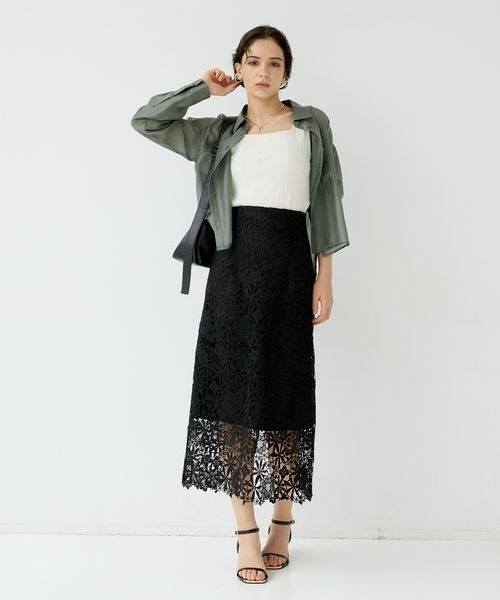 Andemiu（アンデミュウ）の「【WEB限定】2WAYテレコタンク129310（タンクトップ・レディース・ブラック/オフホワイト・FREE）」の3枚目の写真