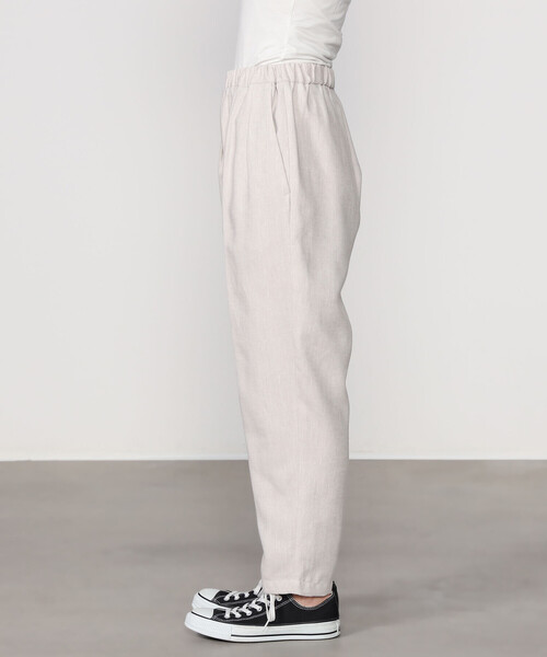 Morris & Sons(モリスアンドサンズ)の「MORRIS & SONS | リネンタックパンツ WOMEN(その他パンツ・レディース・ブラウン系その他/ベージュ系その他/ブラック系その他・0/1)」の12枚目の写真