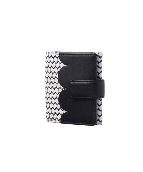 HIROKO HAYASHI（ヒロコハヤシ）の「◆【数量限定】OTTICA ROVESCIO（オッティカ ロベーショ）二つ折り財布（財布・レディース・ブルー系その他6/ブラック系4・00）」の13枚目の写真