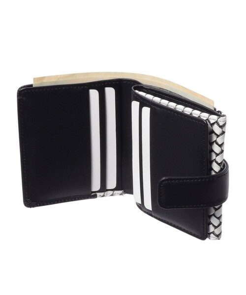 HIROKO HAYASHI（ヒロコハヤシ）の「◆【数量限定】OTTICA ROVESCIO（オッティカ ロベーショ）二つ折り財布（財布・レディース・ブルー系その他6/ブラック系4・00）」の8枚目の写真