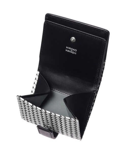 HIROKO HAYASHI（ヒロコハヤシ）の「◆【数量限定】OTTICA ROVESCIO（オッティカ ロベーショ）二つ折り財布（財布・レディース・ブルー系その他6/ブラック系4・00）」の10枚目の写真