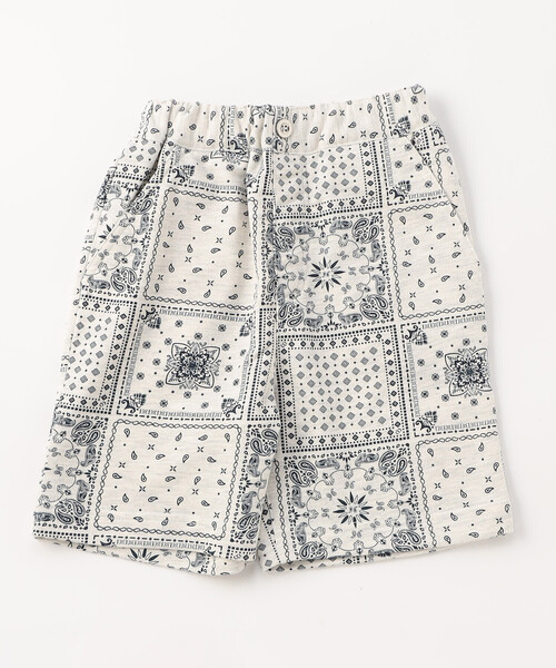 COMME CA ISM（コムサイズム）の「バンダナ柄プリント ハーフパンツ（その他パンツ・キッズ・ネイビー/オートミール・140cm/130cm/120cm/110cm/100cm/150cm）」の10枚目の写真