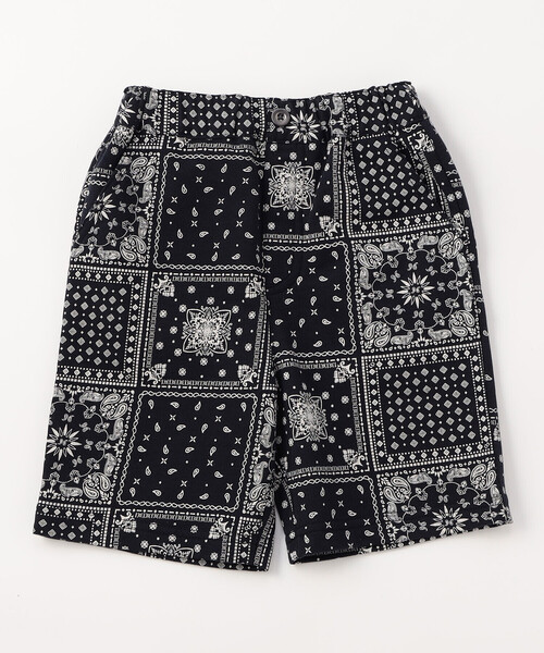 COMME CA ISM（コムサイズム）の「バンダナ柄プリント ハーフパンツ（その他パンツ・キッズ・ネイビー/オートミール・140cm/130cm/120cm/110cm/100cm/150cm）」の11枚目の写真