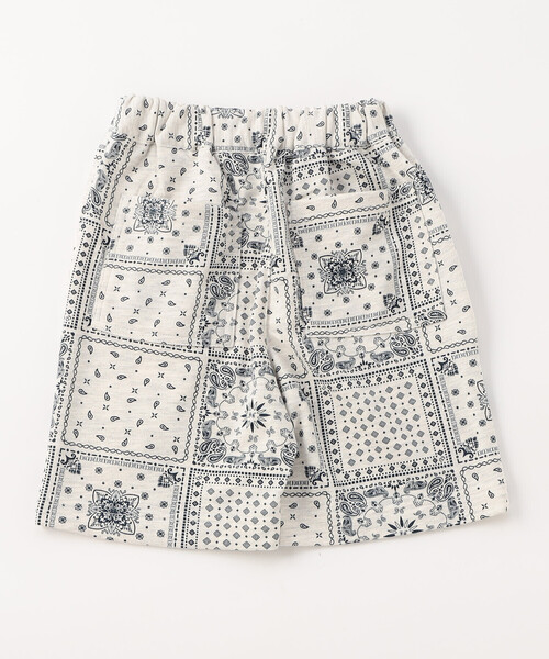 COMME CA ISM（コムサイズム）の「バンダナ柄プリント ハーフパンツ（その他パンツ・キッズ・ネイビー/オートミール・140cm/130cm/120cm/110cm/100cm/150cm）」の12枚目の写真