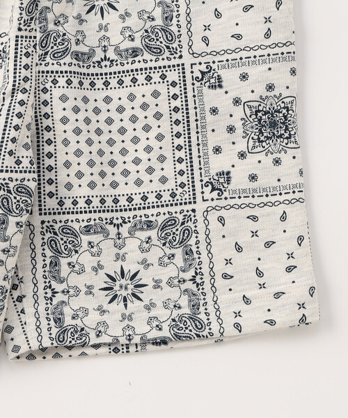 COMME CA ISM（コムサイズム）の「バンダナ柄プリント ハーフパンツ（その他パンツ・キッズ・ネイビー/オートミール・140cm/130cm/120cm/110cm/100cm/150cm）」の7枚目の写真