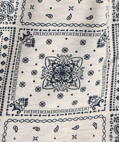 COMME CA ISM（コムサイズム）の「バンダナ柄プリント ハーフパンツ（その他パンツ・キッズ・ネイビー/オートミール・140cm/130cm/120cm/110cm/100cm/150cm）」の8枚目の写真