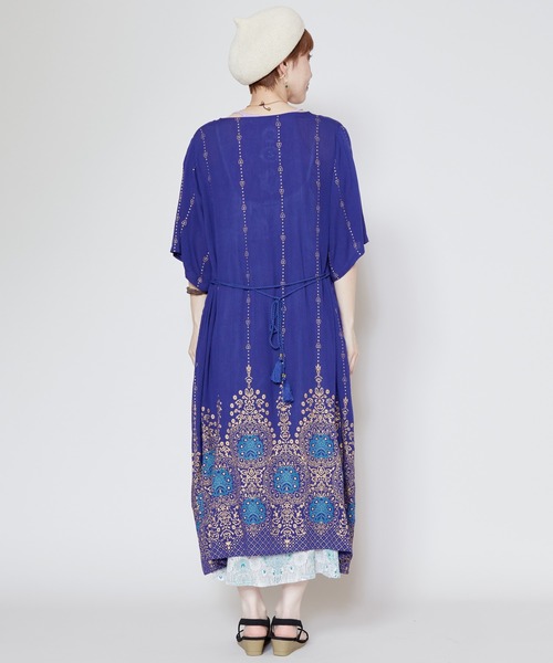 チャイハネ（チャイハネ）の「【チャイハネ】ヨウエンUVロングカーディガン（カーディガン/ボレロ・レディース・ブラック/ピンク/ブルー/グリーン/ダークグリーン/ベージュ/ブラック系その他・FREE）」の13枚目の写真