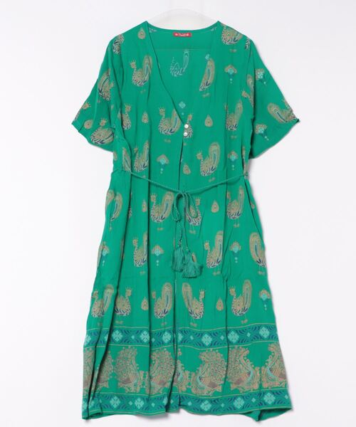 チャイハネ（チャイハネ）の「【チャイハネ】ヨウエンUVロングカーディガン（カーディガン/ボレロ・レディース・ブラック/ピンク/ブルー/グリーン/ダークグリーン/ベージュ/ブラック系その他・FREE）」の16枚目の写真