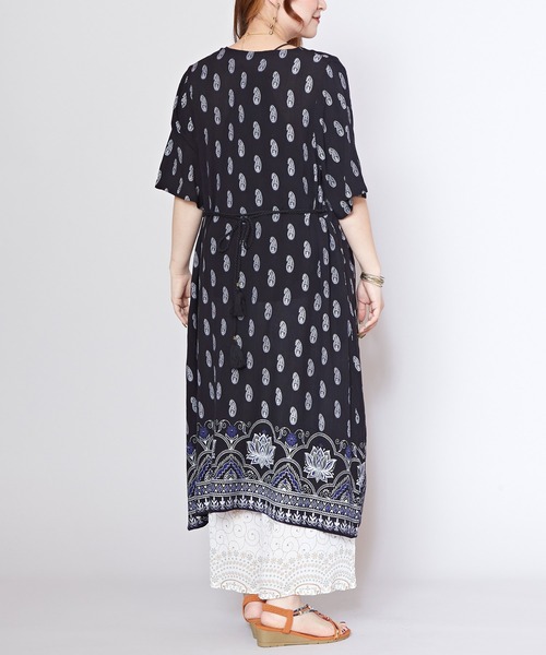 チャイハネ（チャイハネ）の「【チャイハネ】ヨウエンUVロングカーディガン（カーディガン/ボレロ・レディース・ブラック/ピンク/ブルー/グリーン/ダークグリーン/ベージュ/ブラック系その他・FREE）」の22枚目の写真