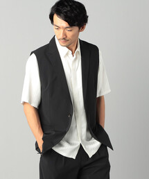 COMME CA MEN（コムサメン）の「ナイロントリコット ロング ジレ【セットアップ可能】（ベスト）」