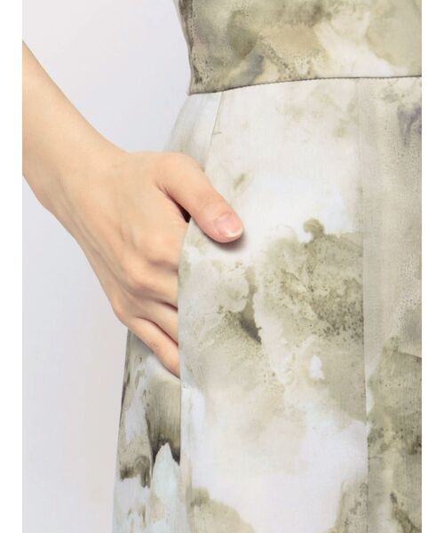 LAGUNAMOON（ラグナムーン）の「マーブライズドシアープリントスカート（スカート・レディース・イエロー/グレー・SMALL/MEDIUM）」の10枚目の写真