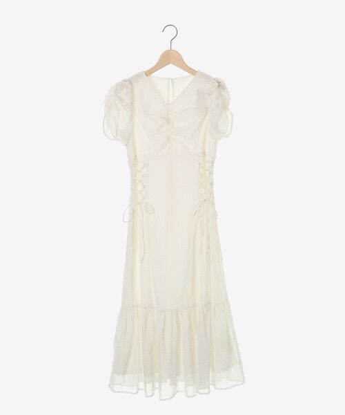 MAJESTIC LEGON(マジェスティックレゴン)の「サイドレースアップレディワンピース(ワンピース・レディース・ホワイト系その他2/ブラック系その他・MEDIUM)」の20枚目の写真