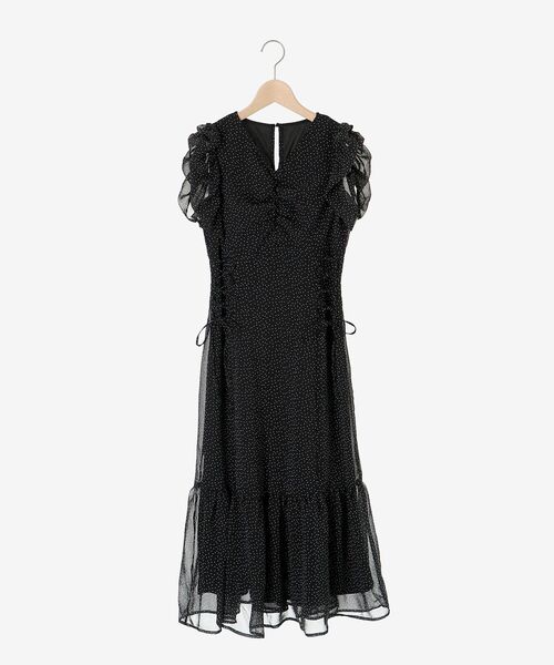 MAJESTIC LEGON(マジェスティックレゴン)の「サイドレースアップレディワンピース(ワンピース・レディース・ホワイト系その他2/ブラック系その他・MEDIUM)」の21枚目の写真