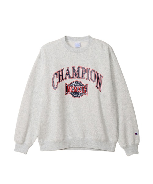 Champion(チャンピオン)の「【Champion/チャンピオン】メンズ アクションスタイル クルーネックスウェットシャツ(スウェット・メンズ・ブラック/レッド系その他6/ヘザーグレー/パープル系その他7・LARGE/MEDIUM/X-LARGE)」の2枚目の写真