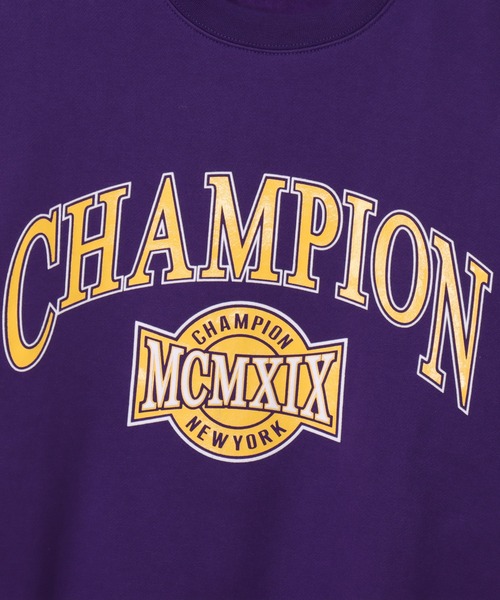 Champion(チャンピオン)の「【Champion/チャンピオン】メンズ アクションスタイル クルーネックスウェットシャツ(スウェット・メンズ・ブラック/レッド系その他6/ヘザーグレー/パープル系その他7・LARGE/MEDIUM/X-LARGE)」の22枚目の写真