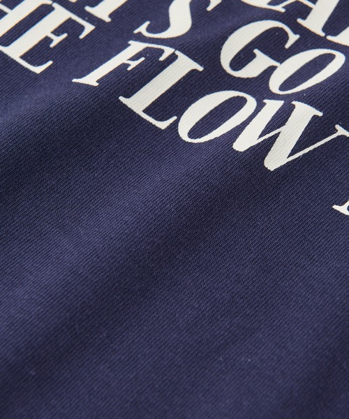 un dix cors(アンディコール)の「《1枚でも、インナーとしても◎》シルケット風ロゴTシャツ(Tシャツ/カットソー・レディース・オフホワイト/ネイビー・FREE)」の16枚目の写真