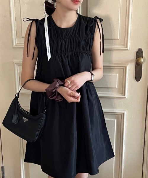美品♡bcbgmaxazria ノースリーブワンピース リボン プリーツ ケープ 美品♡bcbgmaxazria ノースリーブワンピース リボン プリーツ